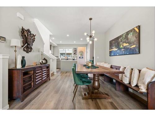 25 Creekside Boulevard Sw, Calgary, AB - Indoor Photo Showing Dining Room