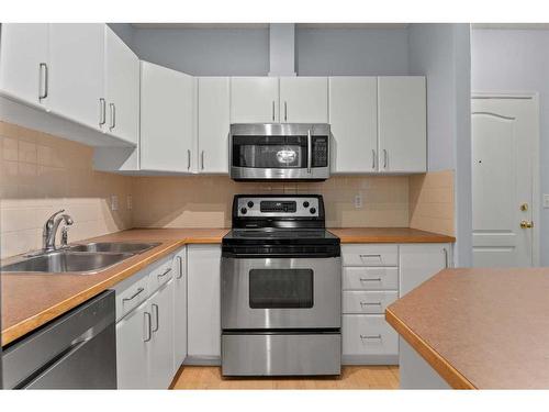 206-1026 12 Avenue Sw, Calgary, AB - Indoor Photo Showing Kitchen With Double Sink