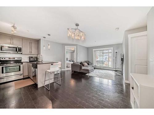 1113-11 Mahogany Row Se, Calgary, AB - Indoor Photo Showing Kitchen With Stainless Steel Kitchen