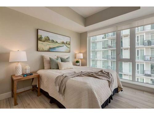 2204-1188 3 Street Se, Calgary, AB - Indoor Photo Showing Bedroom