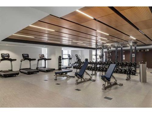 2204-1188 3 Street Se, Calgary, AB - Indoor Photo Showing Gym Room