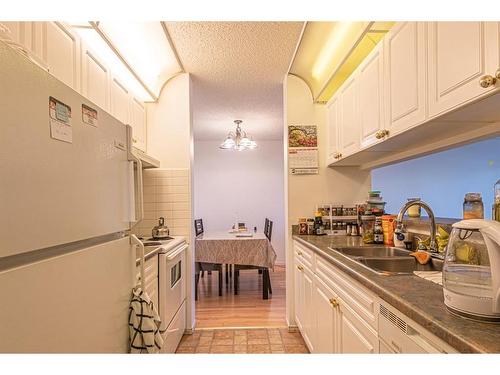 2112-20 Harvest Rose Park Ne, Calgary, AB - Indoor Photo Showing Kitchen With Double Sink