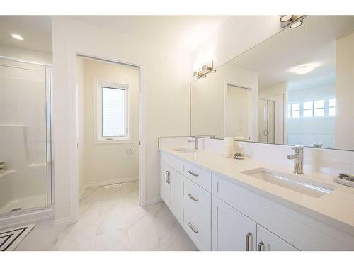 40 Ellen Lane, Crossfield, AB - Indoor Photo Showing Bathroom