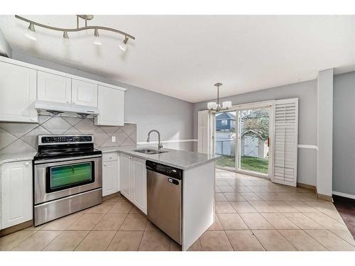 80 Saddlecreek Terrace Ne, Calgary, AB - Indoor Photo Showing Kitchen With Double Sink