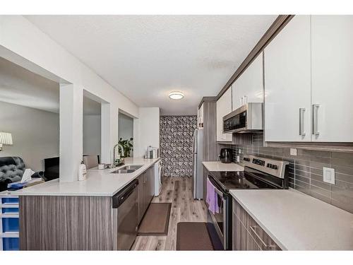 304-4328 4 Street Nw, Calgary, AB - Indoor Photo Showing Kitchen With Double Sink With Upgraded Kitchen