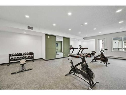 3113-111 Wolf Creek Drive Se, Calgary, AB - Indoor Photo Showing Gym Room