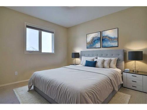 4642 Hamptons Way Nw, Calgary, AB - Indoor Photo Showing Bedroom