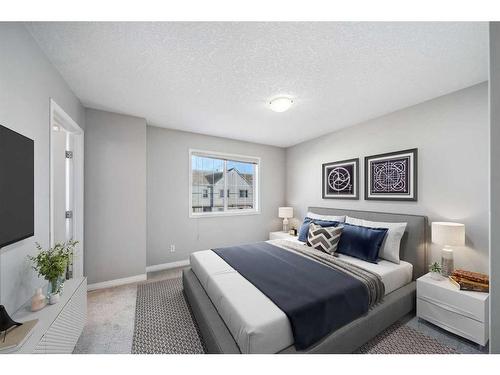 90 Copperfield Court Se, Calgary, AB - Indoor Photo Showing Bedroom