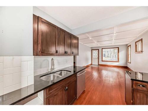 432 20 Street North, Lethbridge, AB - Indoor Photo Showing Kitchen With Double Sink