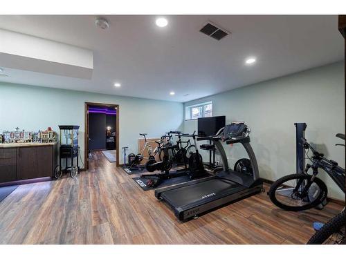 35 Tuscany Reserve Court Nw, Calgary, AB - Indoor Photo Showing Gym Room