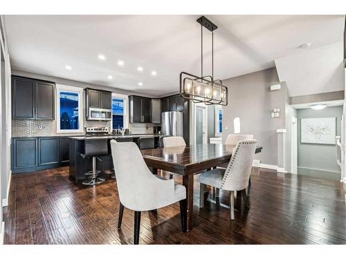 217 Rainbow Falls Glen, Chestermere, AB - Indoor Photo Showing Dining Room