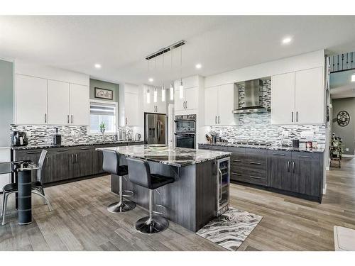 32 Legacy Cove Se, Calgary, AB - Indoor Photo Showing Kitchen With Upgraded Kitchen