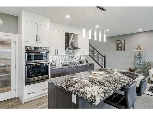 32 Legacy Cove Se, Calgary, AB - Indoor Photo Showing Kitchen With Upgraded Kitchen