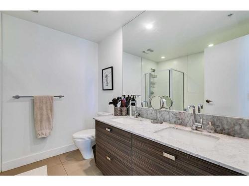 1702-1500 7 Street Sw, Calgary, AB - Indoor Photo Showing Bathroom