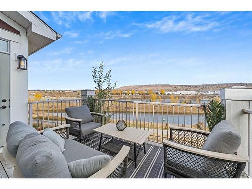 30 Riviera View South, Cochrane, AB - Outdoor With Deck Patio Veranda With Exterior