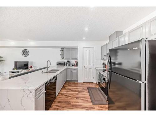 56 Saddletree Court Ne, Calgary, AB - Indoor Photo Showing Kitchen With Double Sink