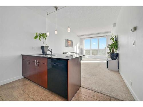 1906-8880 Horton Road Sw, Calgary, AB - Indoor Photo Showing Kitchen