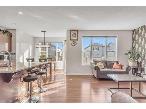 2238 Brightoncrest Common Se, Calgary, AB - Indoor Photo Showing Living Room