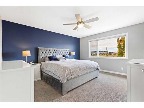 1464 Copperfield Boulevard Se, Calgary, AB - Indoor Photo Showing Bedroom