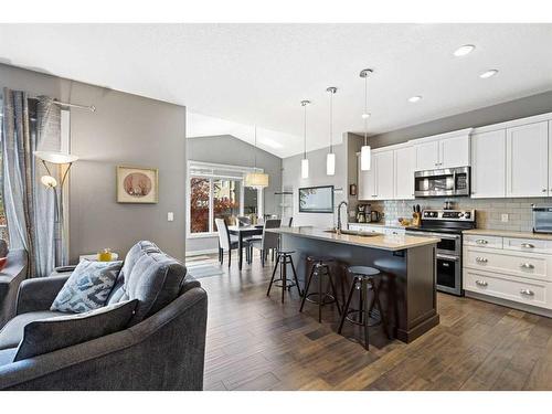 1464 Copperfield Boulevard Se, Calgary, AB - Indoor Photo Showing Kitchen With Stainless Steel Kitchen With Upgraded Kitchen