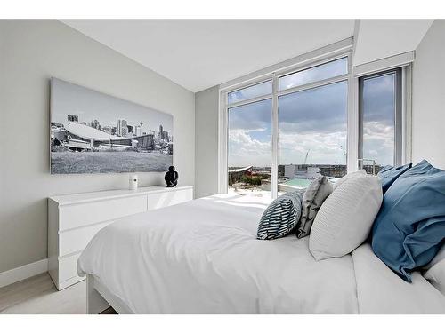 1009-1188 3 Street Se, Calgary, AB - Indoor Photo Showing Bedroom