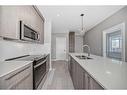 3213-111 Wolf Creek Drive Se, Calgary, AB  - Indoor Photo Showing Kitchen With Double Sink With Upgraded Kitchen 