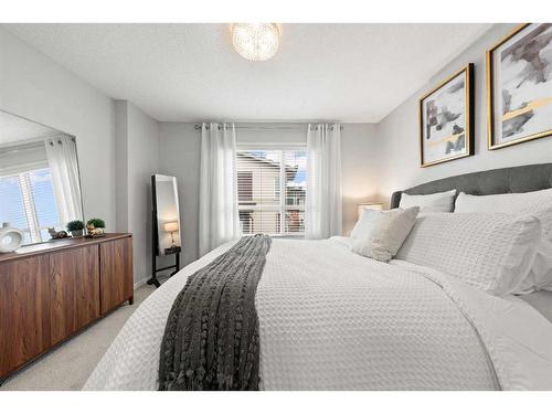 508 Harvest Grove Ne, Calgary, AB - Indoor Photo Showing Bedroom