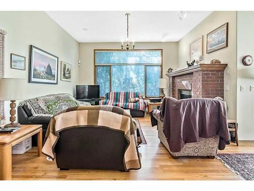 76 Mt Copper Green Se, Calgary, AB - Indoor Photo Showing Living Room With Fireplace