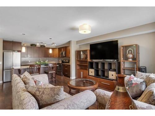 535 Redstone View Ne, Calgary, AB - Indoor Photo Showing Living Room