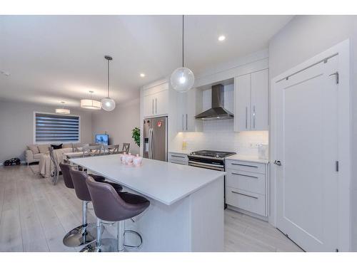 1288 Cornerstone Way Ne, Calgary, AB - Indoor Photo Showing Kitchen With Upgraded Kitchen