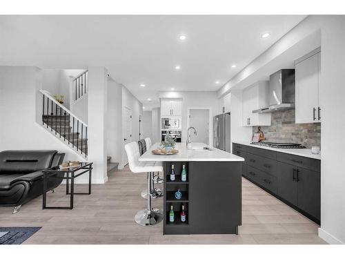 145 Amblefield Terrace Nw, Calgary, AB - Indoor Photo Showing Kitchen