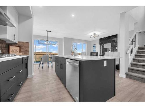 145 Amblefield Terrace Nw, Calgary, AB - Indoor Photo Showing Kitchen