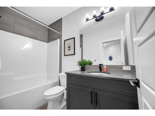 145 Amblefield Terrace Nw, Calgary, AB - Indoor Photo Showing Bathroom