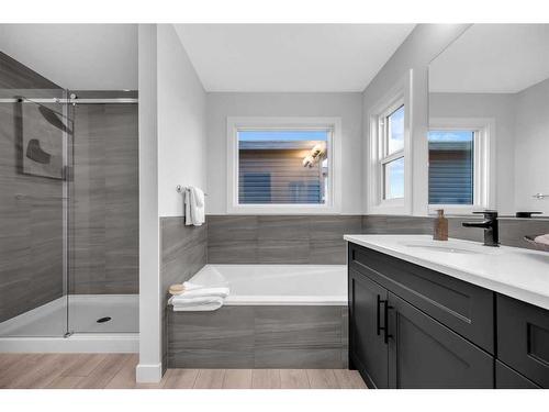 145 Amblefield Terrace Nw, Calgary, AB - Indoor Photo Showing Bathroom