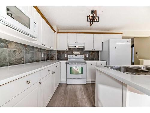 1 Royal Elm Way Nw, Calgary, AB - Indoor Photo Showing Kitchen With Double Sink