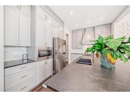 11 West Grove Common Sw, Calgary, AB - Indoor Photo Showing Kitchen With Upgraded Kitchen