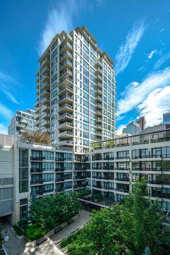 455-222 Riverfront Avenue Sw, Calgary, AB - Outdoor With Balcony With Facade