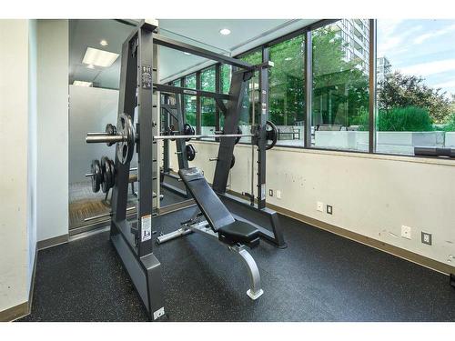 455-222 Riverfront Avenue Sw, Calgary, AB - Indoor Photo Showing Gym Room