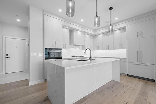 109-835 78 Street Sw, Calgary, AB - Indoor Photo Showing Kitchen With Upgraded Kitchen