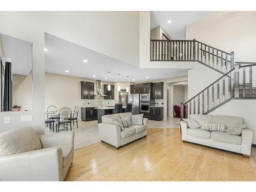 245 Chapalina Mews Se, Calgary, AB - Indoor Photo Showing Living Room