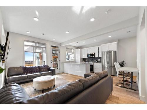 3108-410 Seton Passage Se, Calgary, AB - Indoor Photo Showing Living Room