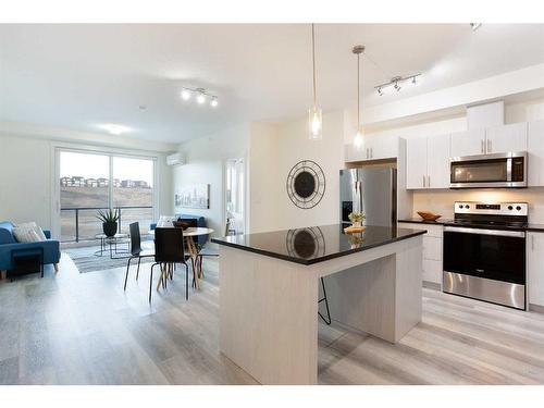 4411-15 Sage Meadows Landing Nw, Calgary, AB - Indoor Photo Showing Kitchen With Upgraded Kitchen