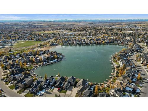 51 Crystal Shores Cove, Okotoks, AB - Outdoor With Body Of Water With View