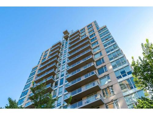 1302-1500 7 Street Sw, Calgary, AB - Outdoor With Balcony With Facade