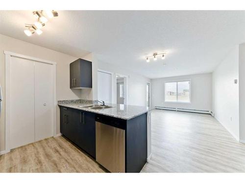 4211-4641 128 Avenue Ne, Calgary, AB - Indoor Photo Showing Kitchen With Double Sink