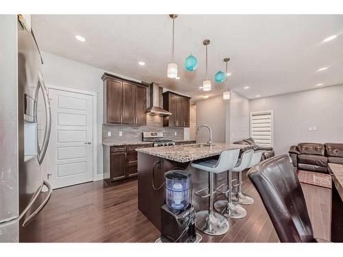 48 Savanna Grove Ne, Calgary, AB - Indoor Photo Showing Kitchen With Upgraded Kitchen