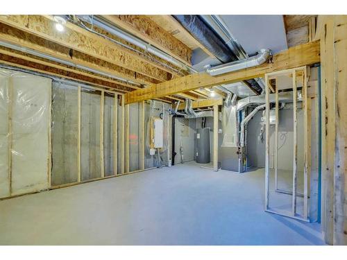 822 Windbury Street Sw, Airdrie, AB - Indoor Photo Showing Basement