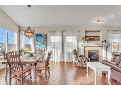 1043 Kings Heights Way Se, Airdrie, AB - Indoor With Fireplace