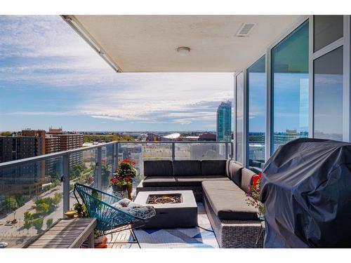 1605-510 6 Avenue Se, Calgary, AB - Outdoor With Balcony With View With Exterior