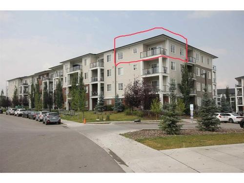 1415-298 Sage Meadows Park Nw, Calgary, AB - Outdoor With Balcony With Facade